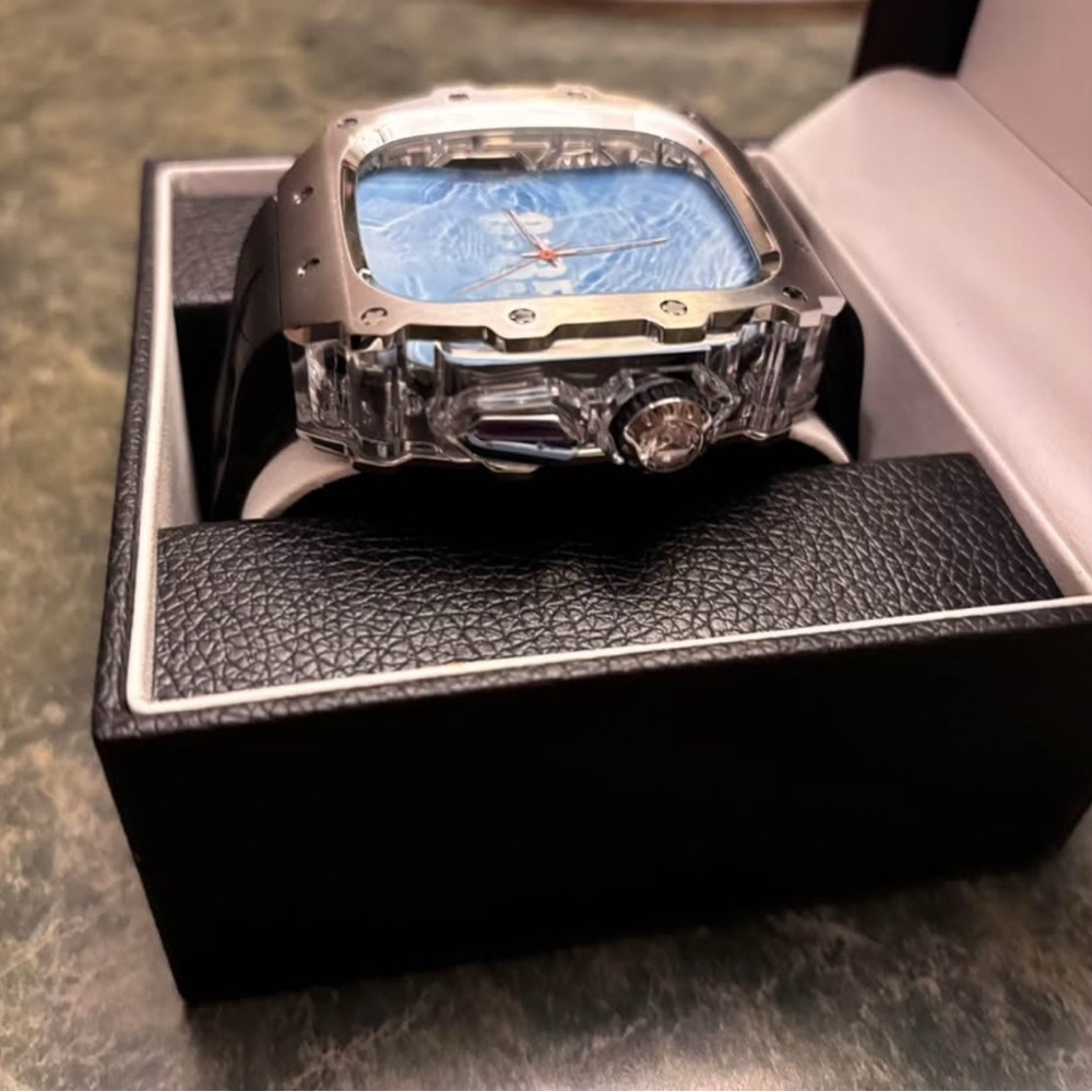 Luxury Silver and Black Band